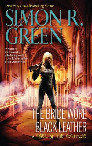 Book cover for The Bride Wore Black Leather