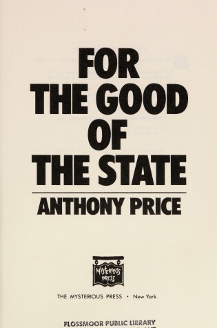 Cover of For Good State