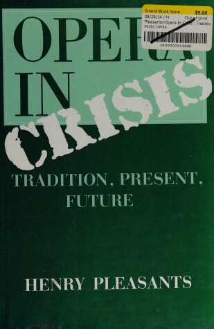 Book cover for Opera in Crisis