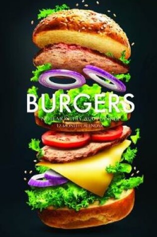 Cover of Burgers Note Monthly 2020 Planner 12 Month Calendar