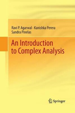 Cover of An Introduction to Complex Analysis