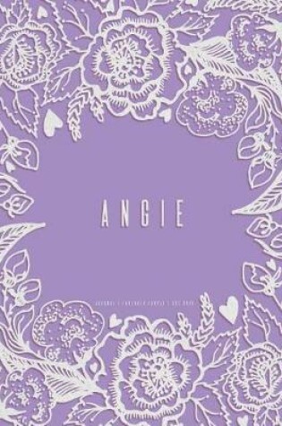 Cover of Angie - Lavender Purple Journal, Dot Grid