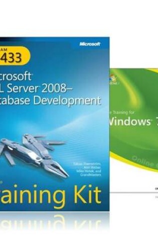 Cover of MCTS Self-paced Training Kit and Online Course Bundle (exam 70-433): Microsoft SQL Server 2008 - Database Development Book/DVD Package