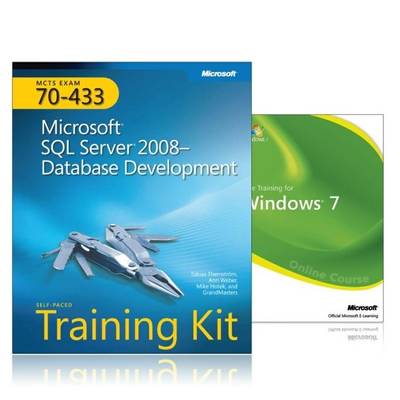 Book cover for MCTS Self-paced Training Kit and Online Course Bundle (exam 70-433): Microsoft SQL Server 2008 - Database Development Book/DVD Package