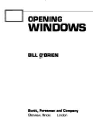 Cover of Opening Windows