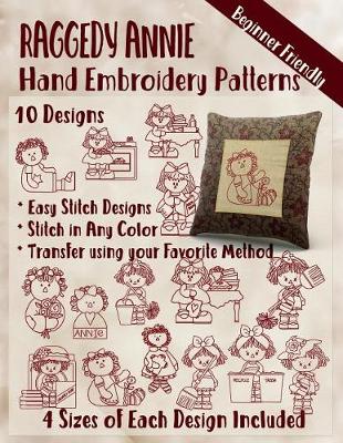 Book cover for Raggedy Annie Hand Embroidery Patterns
