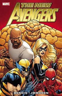 Book cover for New Avengers by Brian Michael Bendis Volume 1