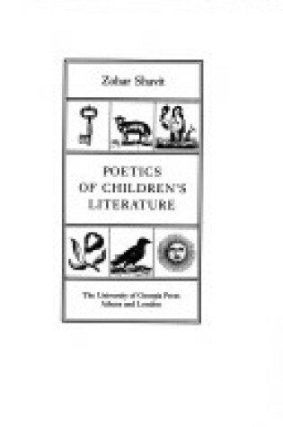 Cover of Poetics of Children's Literature