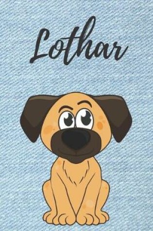 Cover of Lothar Hunde Notizbuch / Notizheft / Malbuch / Kritzelbuch / Tagebuch / Journal / DIN A5 / Geschenke