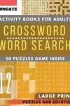 Book cover for Crossword and Word Search Activity books