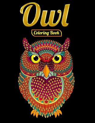 Book cover for Owl Coloring Book