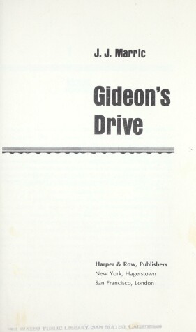 Book cover for Gideon's Drive