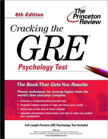 Book cover for Cracking Gre Psychology 6/E