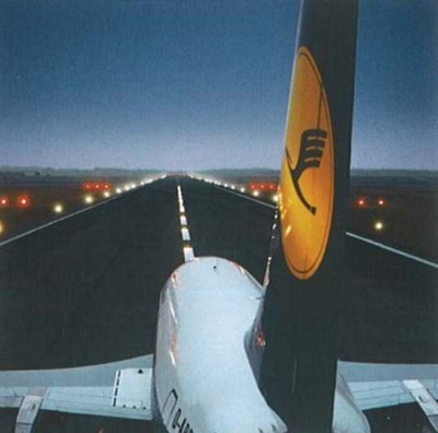 Book cover for The Wings of the Crane, 50 Years of Lufthansa Design