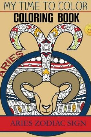 Cover of Aries Zodiac Sign - Adult Coloring Book