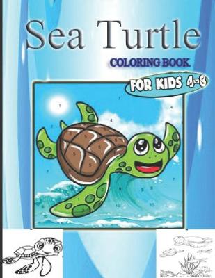 Book cover for Sea Turtle Coloring Book