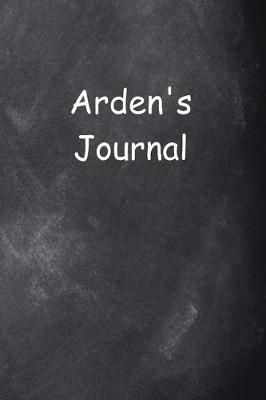 Book cover for Arden Personalized Name Journal Custom Name Gift Idea Arden