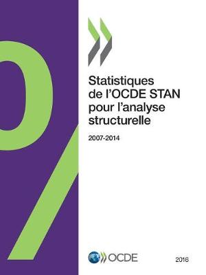 Cover of Statistiques de l'OCDE STAN pour l'analyse structurelle 2016