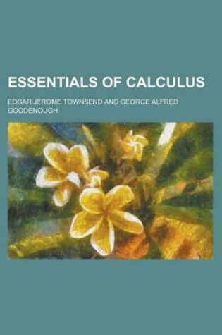 Cover of Essentials of Calculus