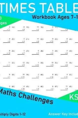 Cover of Times Tables Workbook Ages 7-11