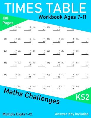 Book cover for Times Tables Workbook Ages 7-11