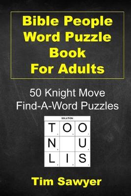 Cover of Bible People Word Puzzle Book for Adults