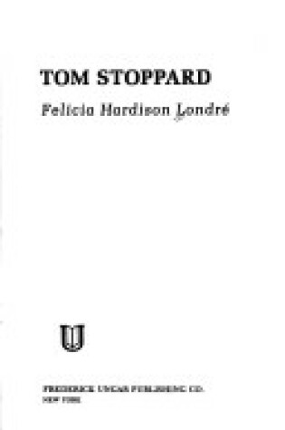 Cover of Tom Stoppard