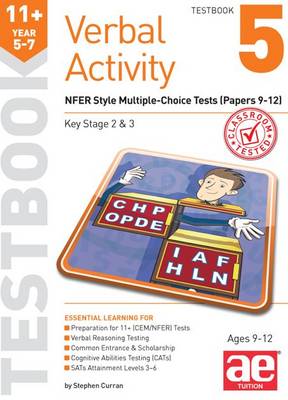 Book cover for 11+ Verbal Activity Year 5-7 Testbook 5