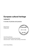 Book cover for European Cultural Heritage