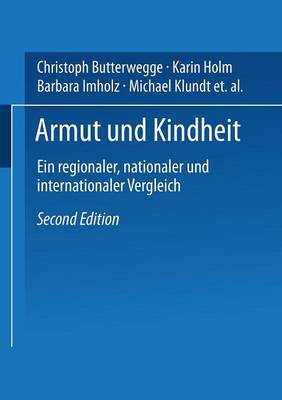 Book cover for Armut und Kindheit