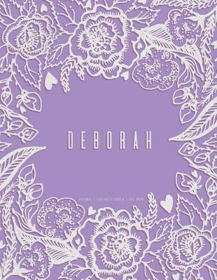 Book cover for Deborah - Lavender Purple Journal, Dot Grid