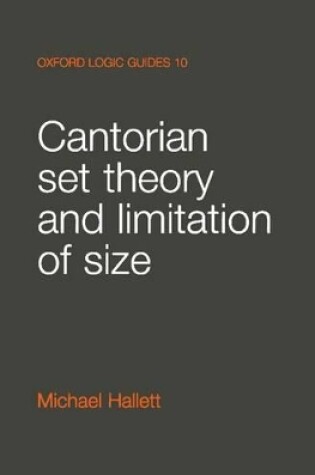 Cover of Cantorian Set Theory and Limitation of Size