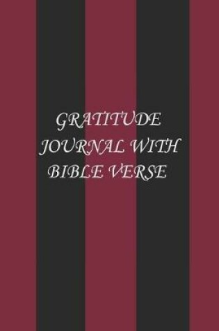 Cover of gratitude journal with bible verse