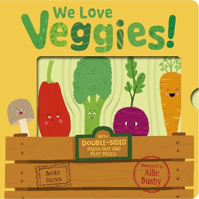 Book cover for We Love Veggies!