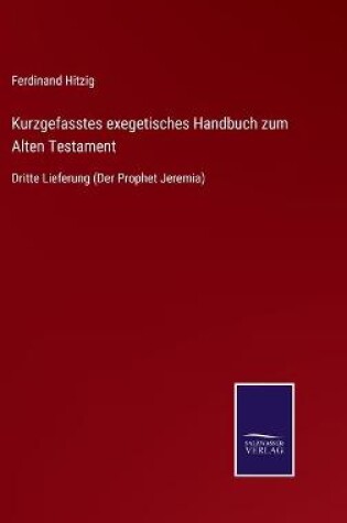 Cover of Kurzgefasstes exegetisches Handbuch zum Alten Testament