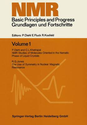 Cover of NMR Basic Principles and Progress. Grundlagen Und Fortschritte