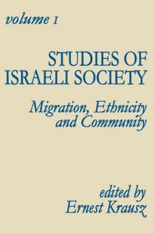 Cover of Studies of Israeli Society