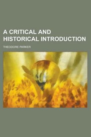 Cover of A Critical and Historical Introduction