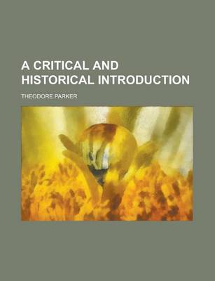 Book cover for A Critical and Historical Introduction