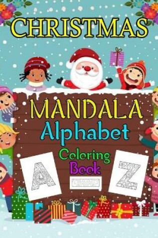 Cover of Christmas Mandala Alphabet Coloring Book