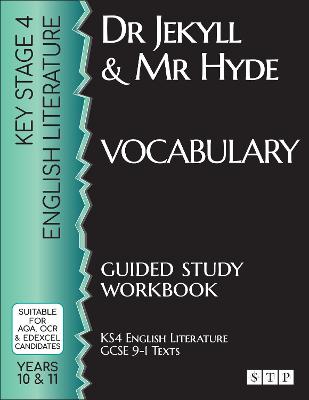 Book cover for Dr Jekyll and Mr Hyde Vocabulary Guided Study Workbook