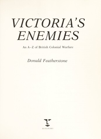 Book cover for Victoria's Enemies