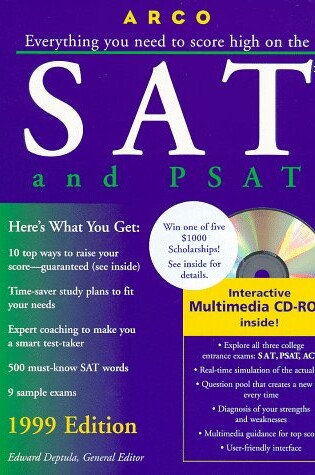 Cover of Sat and Psat with Tests on Disk