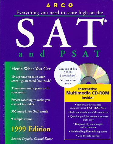 Book cover for Sat and Psat with Tests on Disk