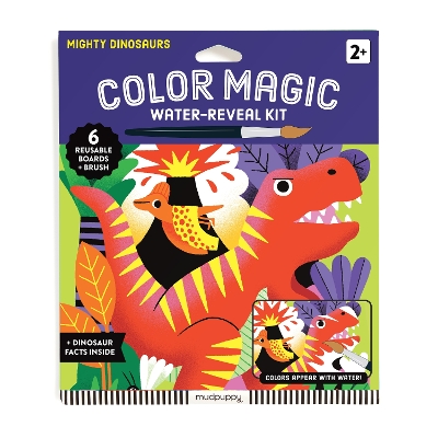 Book cover for Mighty Dinosaurs Color Magic Water-Reveal Kit