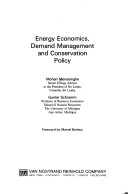 Book cover for Energy Economics, Demand Management and Conservation Policy