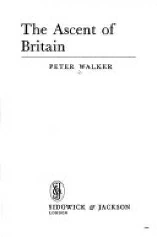 Cover of Ascent of Britain