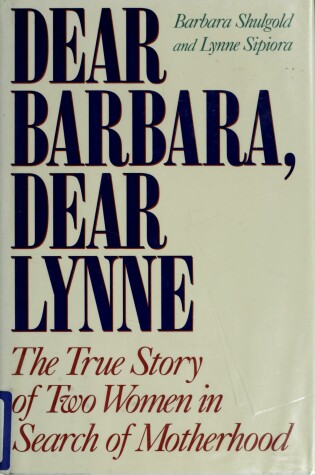 Cover of Dear Barbara, Dear Lynne