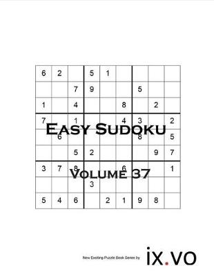 Book cover for Easy Sudoku Volume 37