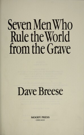 Book cover for Seven Men Who Rule the World from the Grave